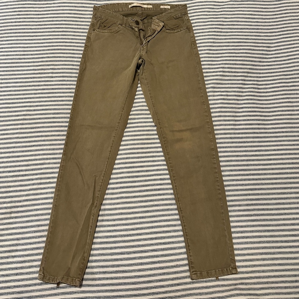 khaki / light olive pants